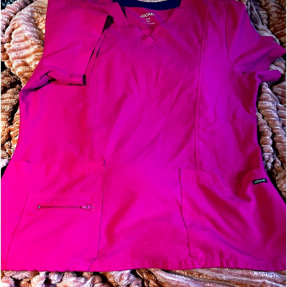 JOCKEY PINK XL SCRUB TOP